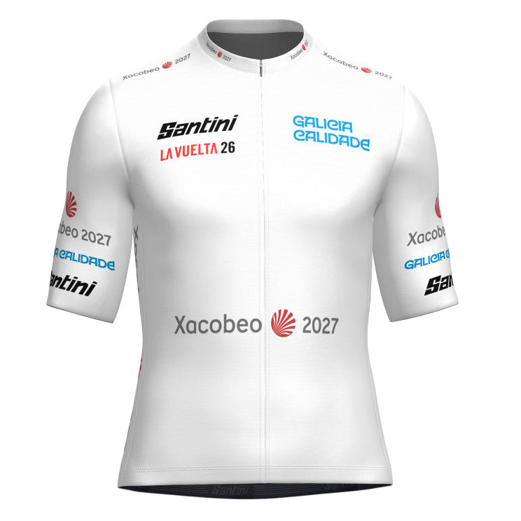 Maillot Santini Blanc Vuelta Espana 2026