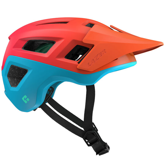 Lazer Coyote KinetiCore radhelm - Orange blau