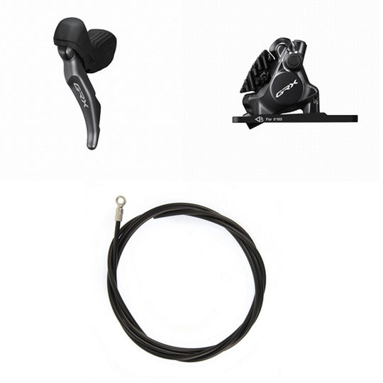 SHIMANO GRX BRRX820KTSTRX820ST Hydraulic Disc Brake Kit - Front