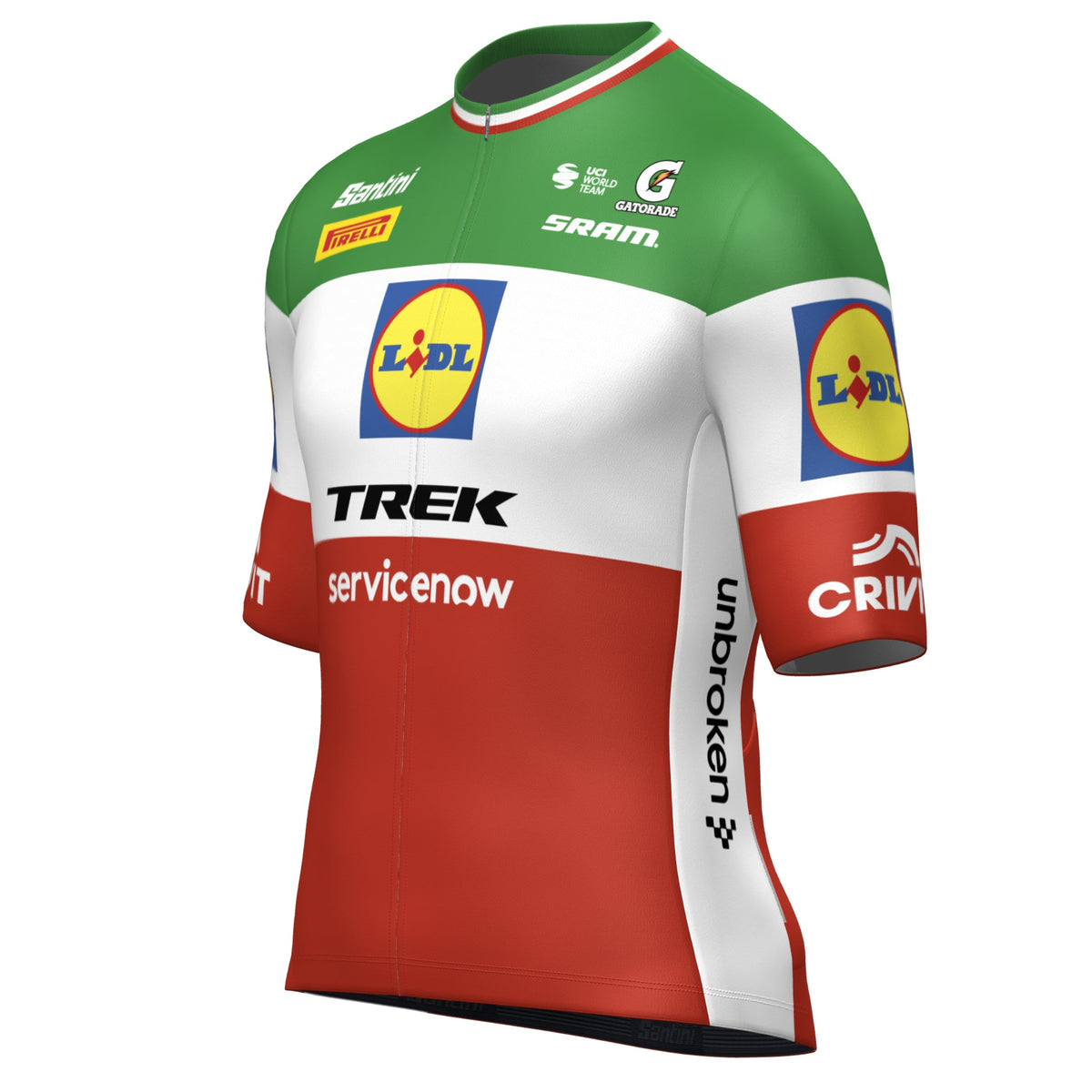 Maglia Santini Lidl Trek Campione Italiano 2026 - Jonathan Milan