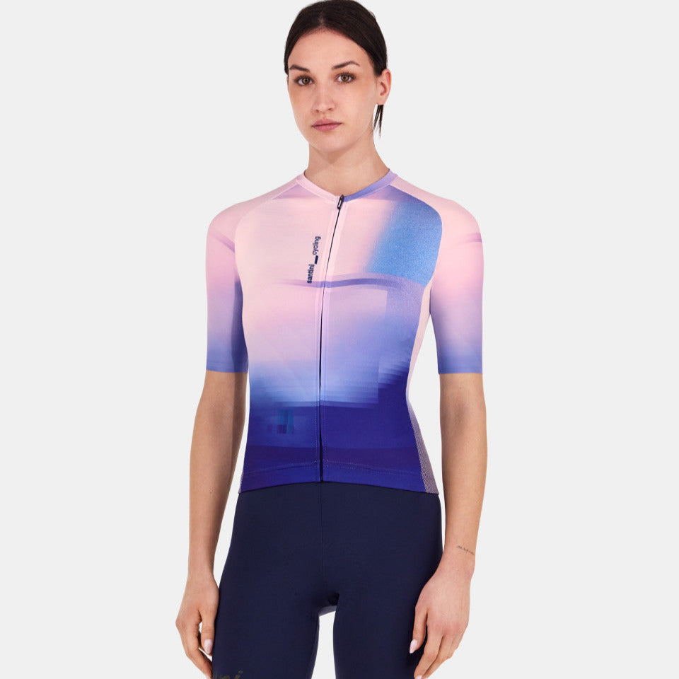 Maglia Santini Luce - Rosa Blu - C