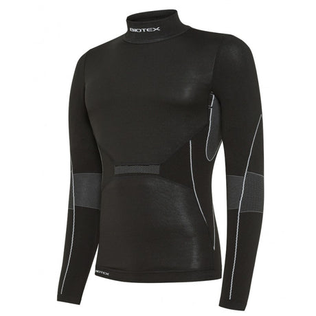 Maglia intima maniche lunghe Biotex Lupetto Wind Seamless - Nero - P