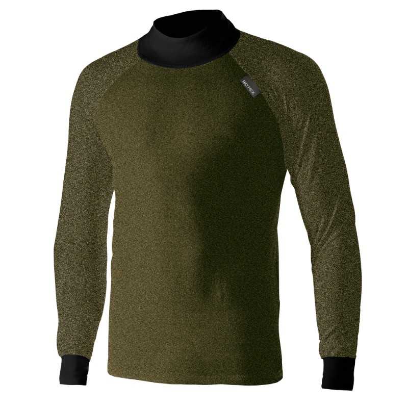 Maglia Intima maniche lunghe Biotex Thermo+ Lupetto - Verde - A