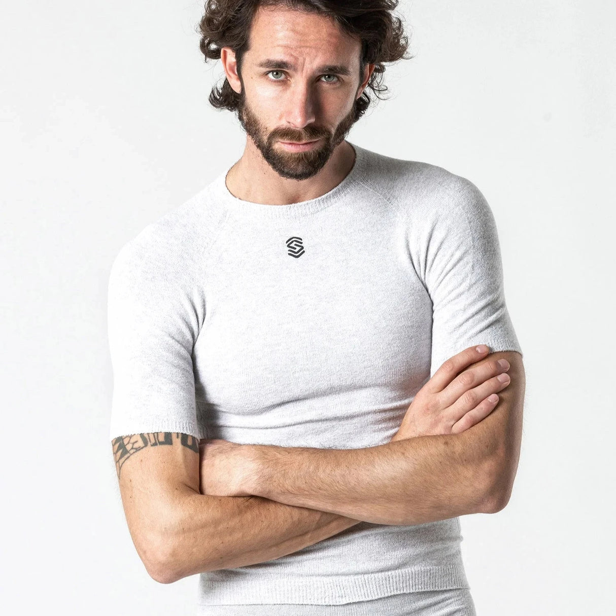 Maglia intima Silverskin Stay Fresh Girocollo - Grigio - A