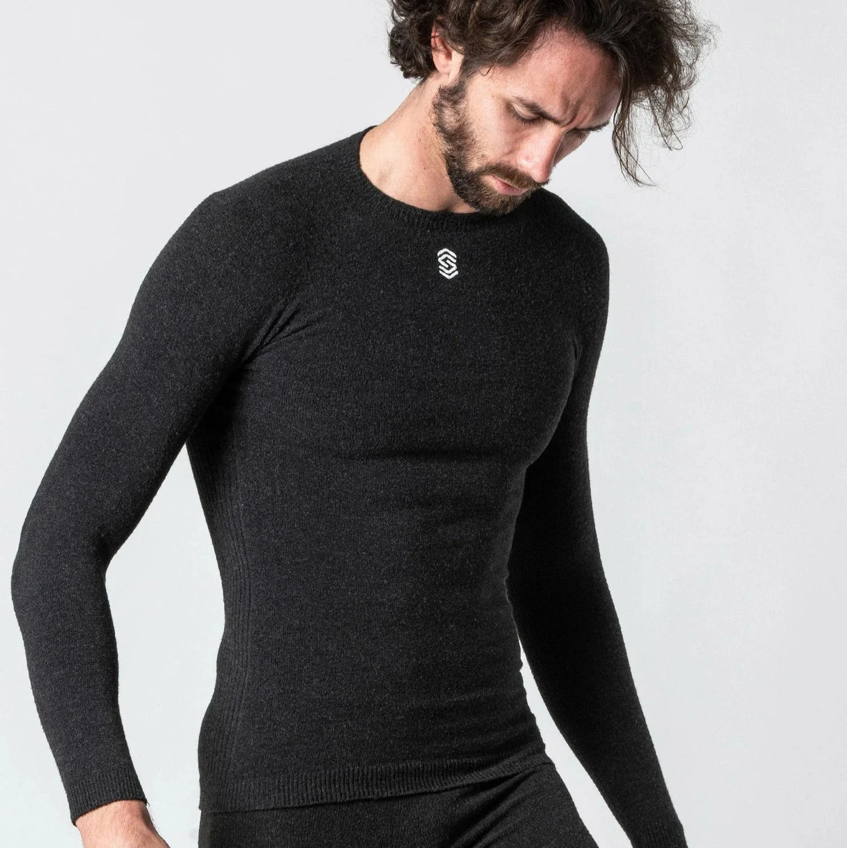 Maglia intima manica lunga Silverskin Stay Fresh - Grigio scuro - C