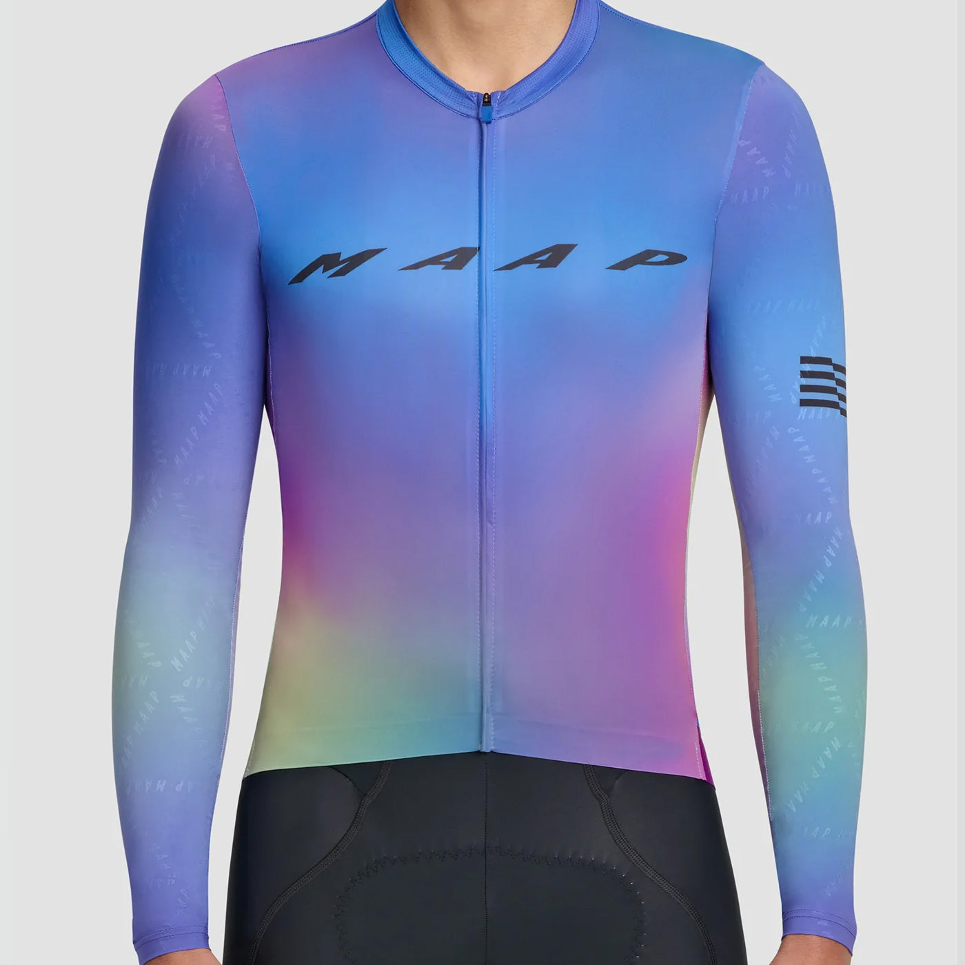 Maap Blurred Out Pro Hex 2.0 long sleeve jersey - Blue | All4cycling