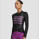 Maillot femme manches longues Maap Blurred Out Ultralight Pro - Noir