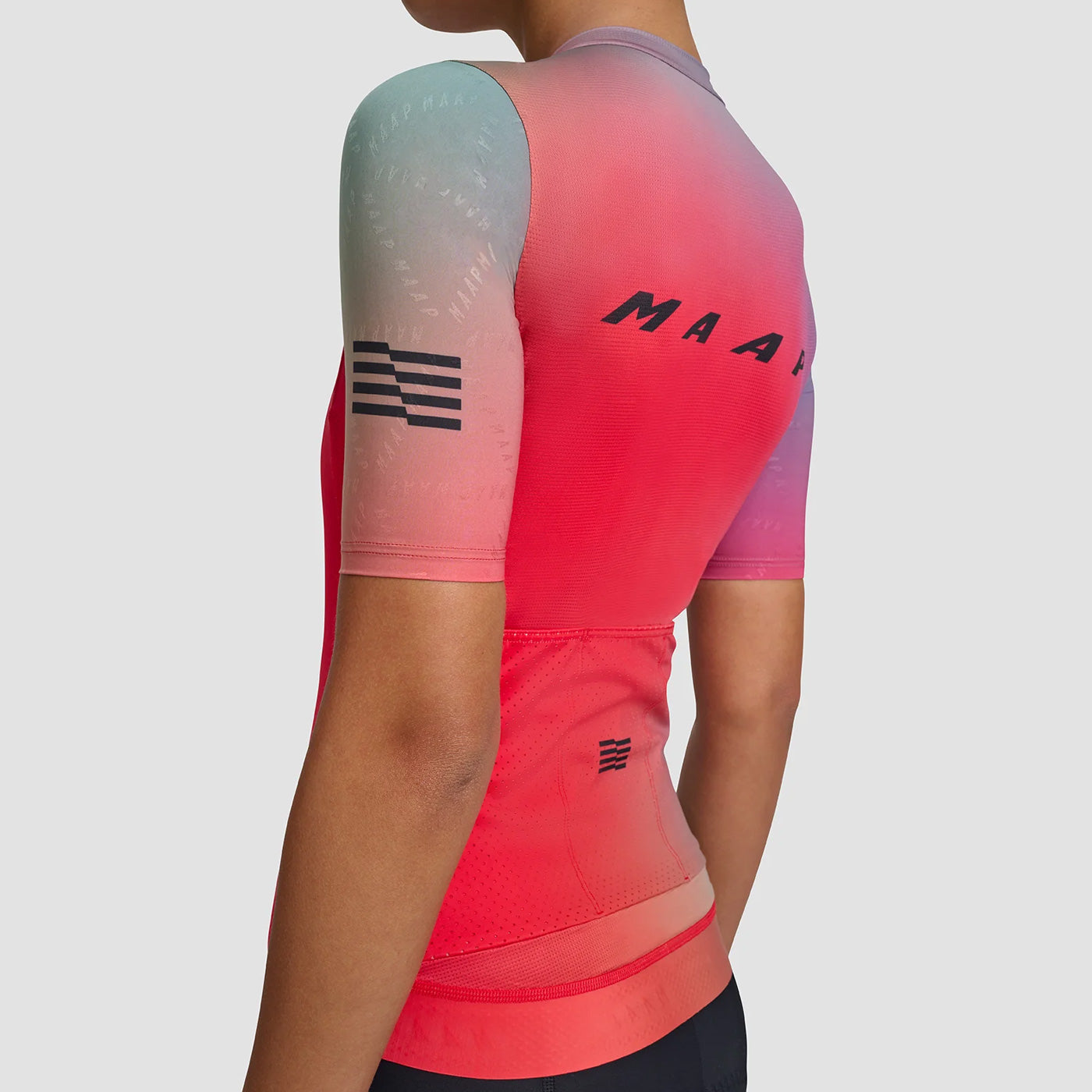 Maap Blurred Out Pro Hex 2.0 women jersey - Red | All4cycling