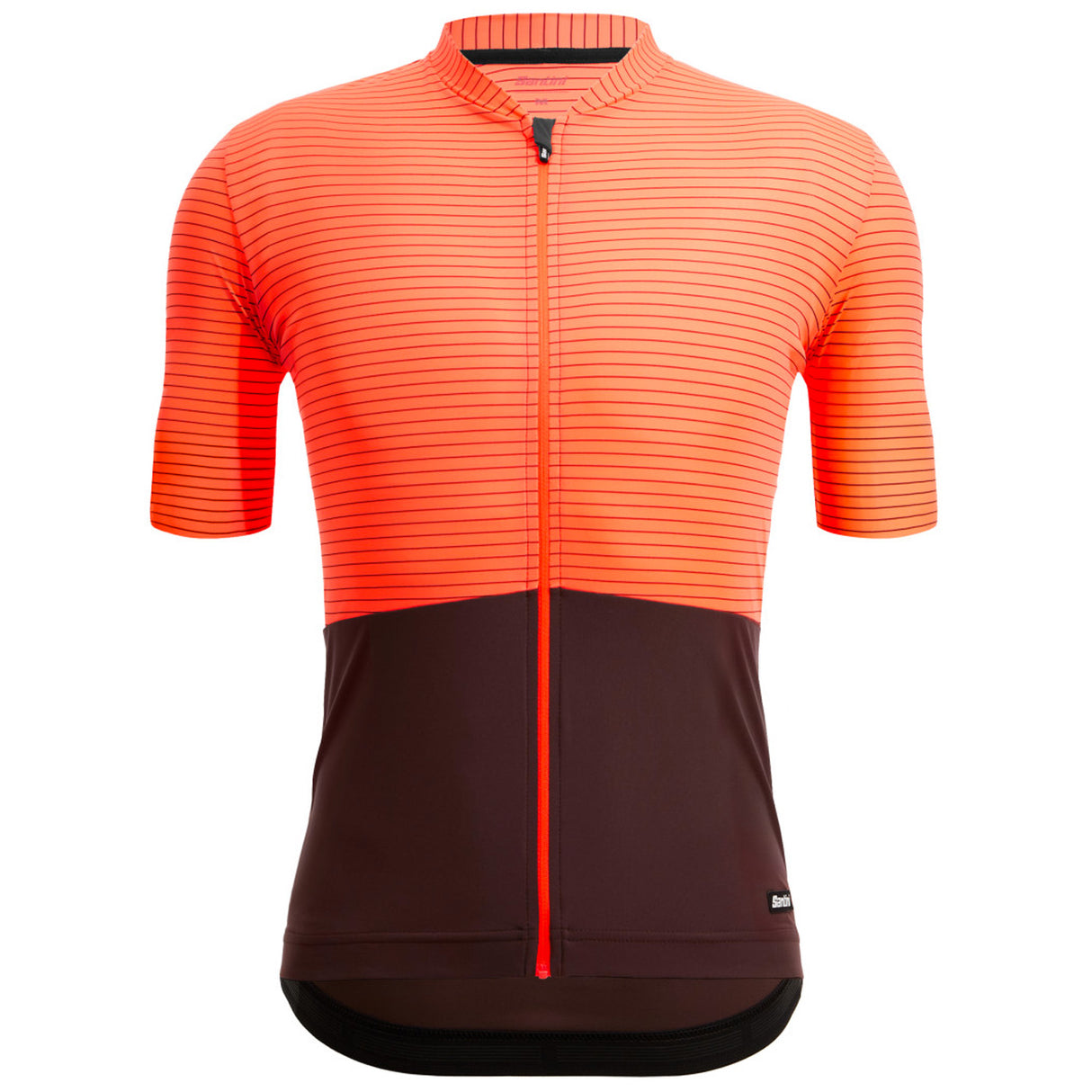 Maglia Santini Color Riga - Arancio - N