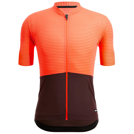 Maglia Santini Color Riga - Arancio - N
