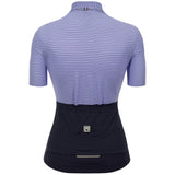 Maglia Donna Santini Color Riga - Viola - G