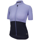 Maglia Donna Santini Color Riga - Viola - F
