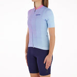 Women's jersey Santini Paws Shape - Light Blue