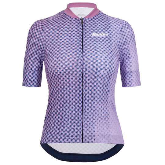 Women's jersey Santini Paws Shape - Purple