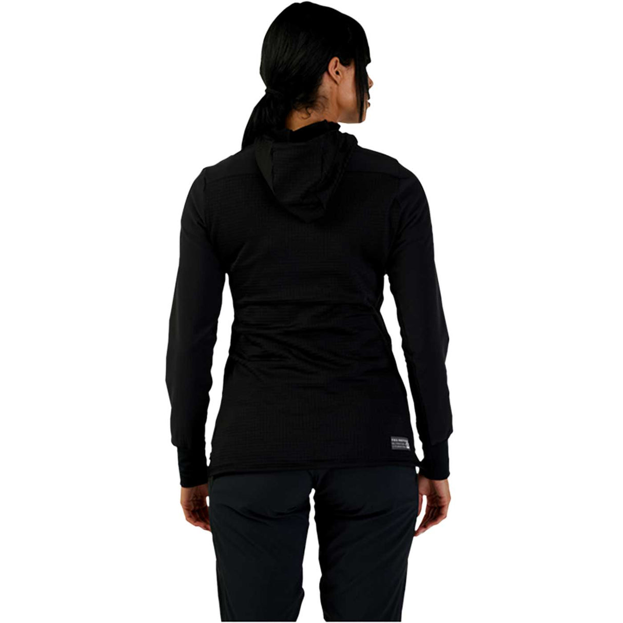 Maglia maniche lunghe donna Fox Cappuccio Defend - Nero - A