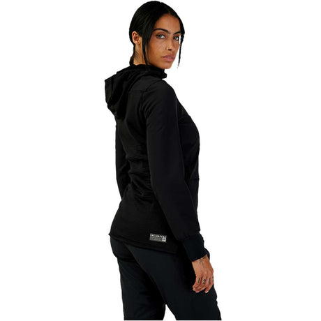 Maglia maniche lunghe donna Fox Cappuccio Defend - Nero - Q
