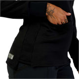 Maglia maniche lunghe donna Fox Cappuccio Defend - Nero - C