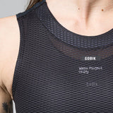 Maglia intima senza maniche donna Gobik Second Skin Moonless - Nero - B