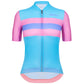 Maillot de mujer Santini Eco Sleek Bengal - Azul claro rosa