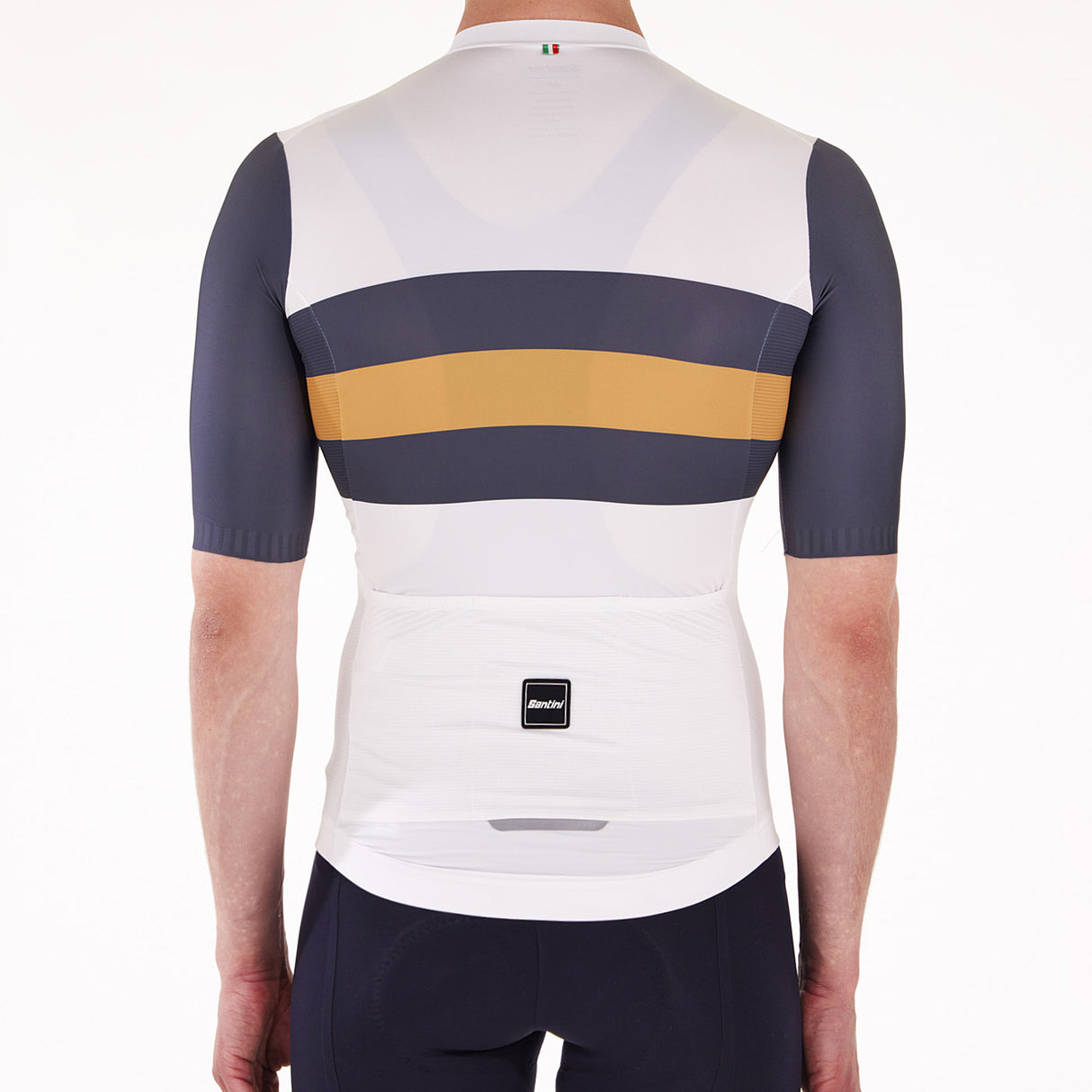 Maglia Santini Sleek Bengal - Bianco - C