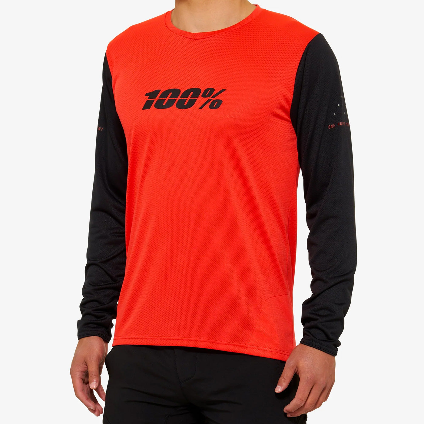 Maglia maniche lunghe 100% Ridecamp - Rosso - N