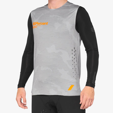 Maglia senza maniche 100% R-Core CONCEPT - Grigio - O
