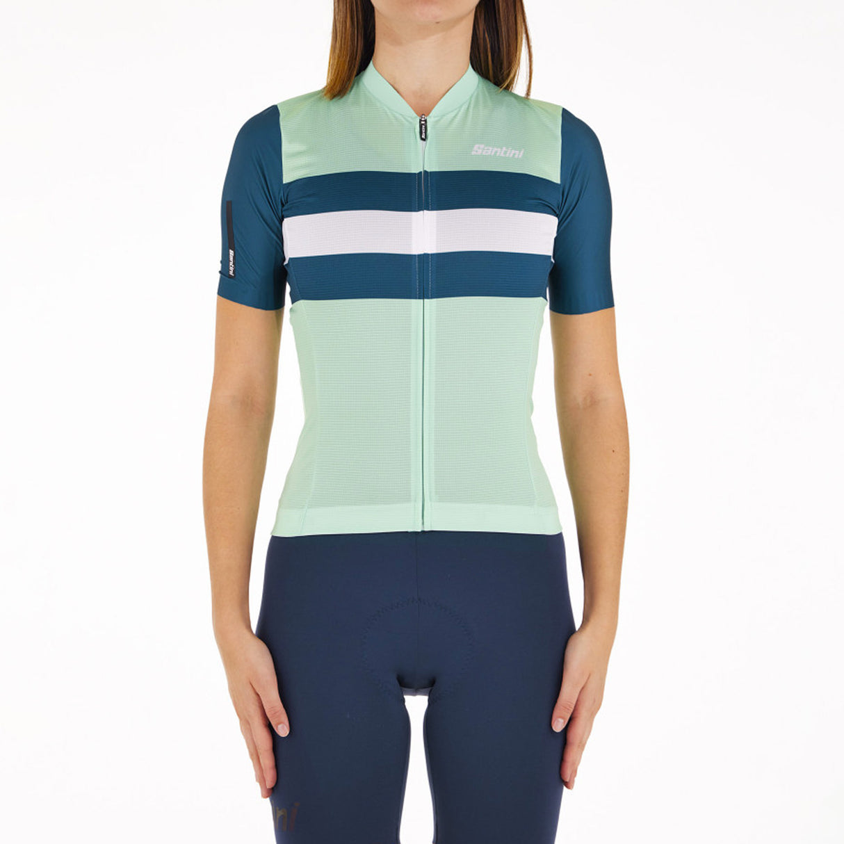 Maglia donna Santini Eco Sleek Bengal - Verde chiaro - E