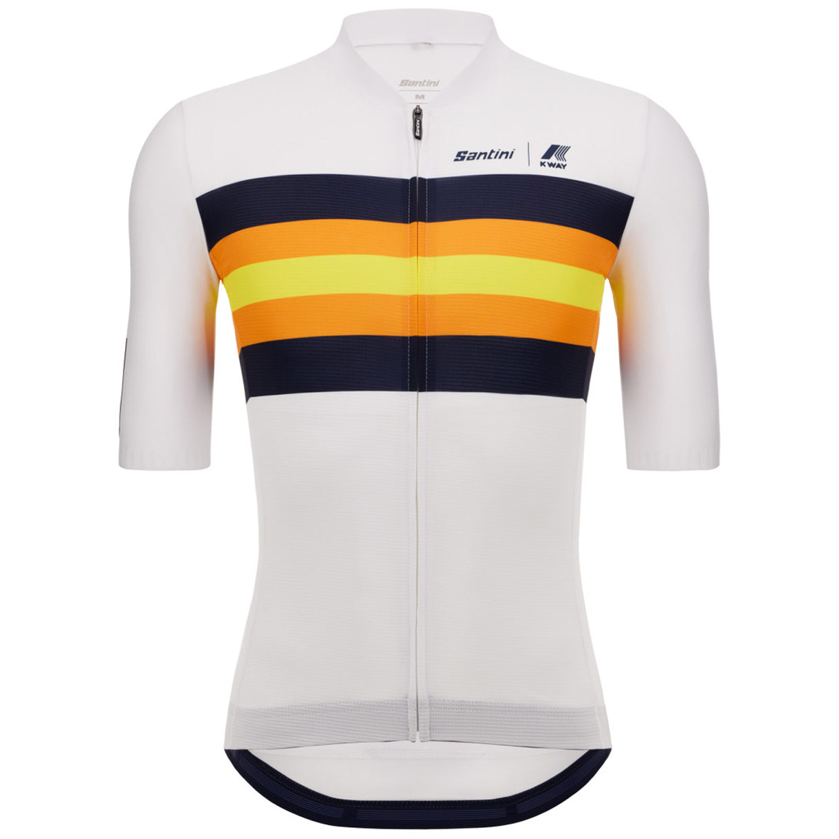 Maglia Le Vrai Santini x K-WAY - Bianco - Q
