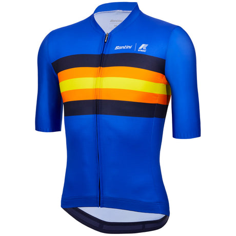 Maglia Le Vrai Santini x K-WAY - Blu - F