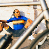 Maglia Le Vrai Santini x K-WAY - Blu - H