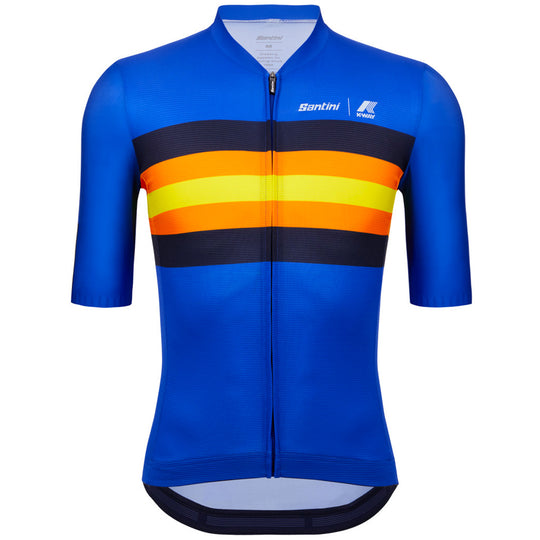 Le Vrai Jersey Santini x K-WAY - Blau