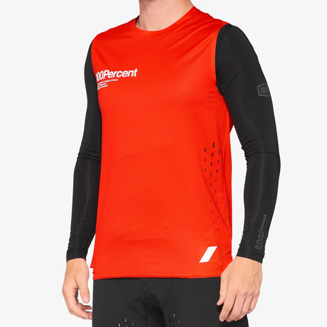 Maglia senza maniche 100% R-Core CONCEPT - Rosso - B
