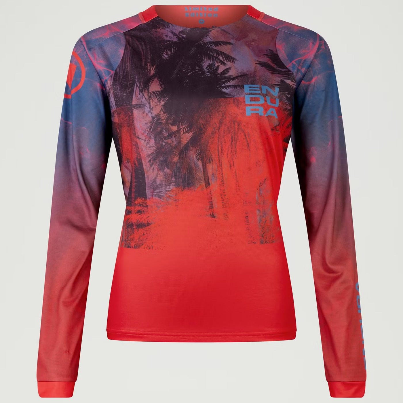 Maglia maniche lunghe donna Endura Tropical Tee LTD - Rosso - D