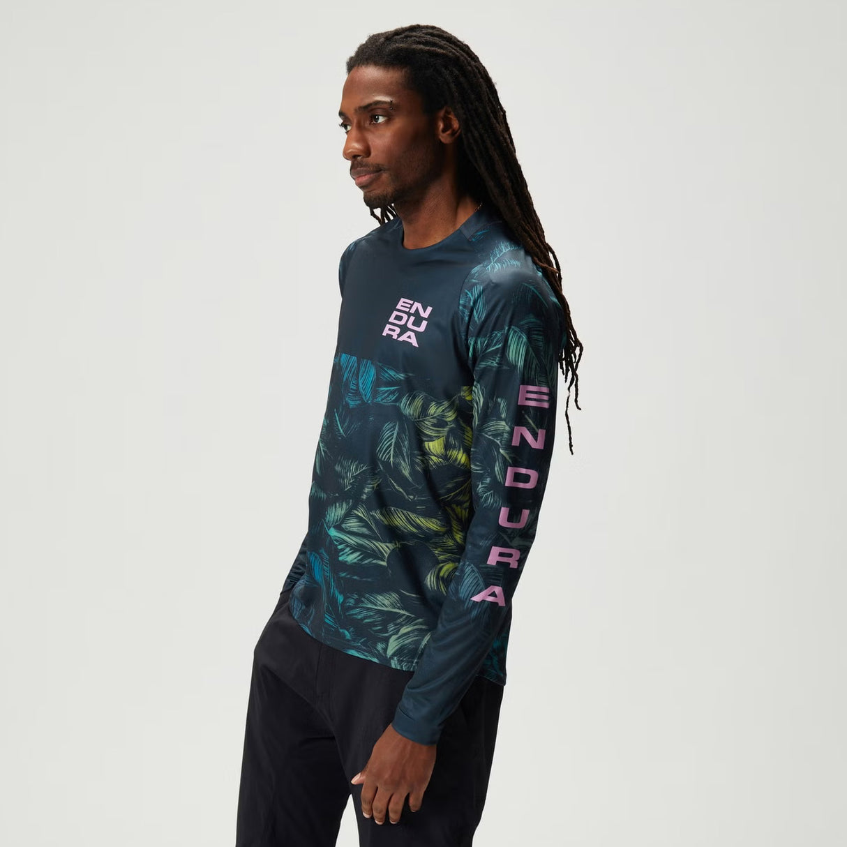 Maglia maniche lunghe Endura Tropical Print LTD - Grigio - C