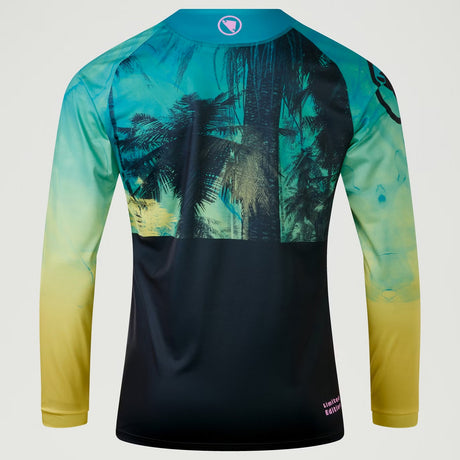Maglia maniche lunghe Endura Tropical Print LTD - Azzurro - E