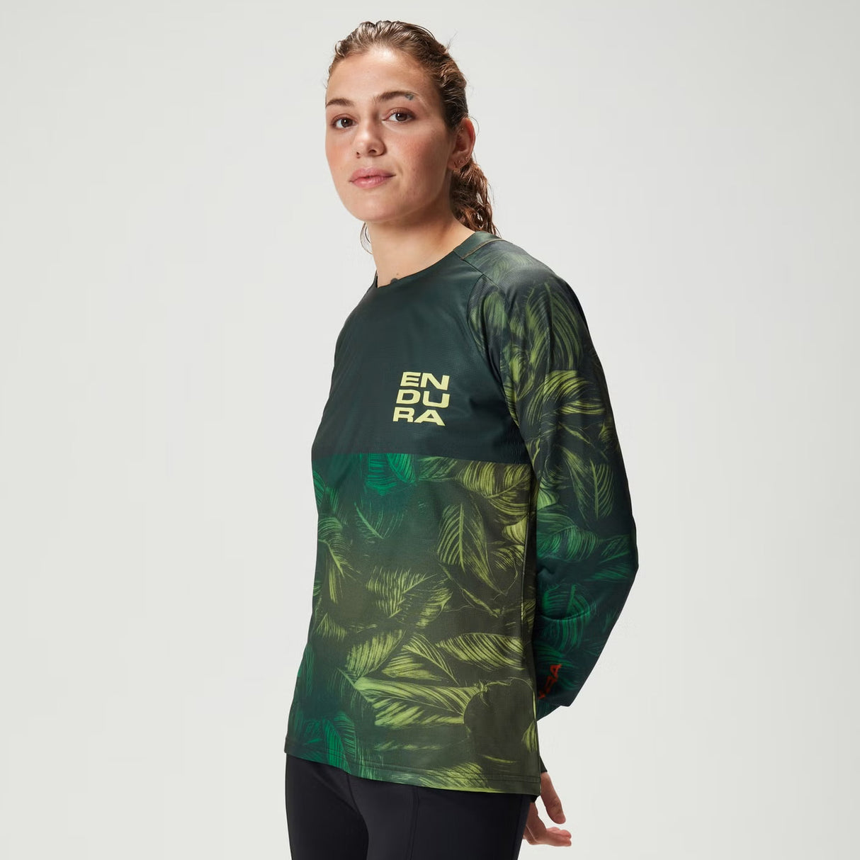 Maglia maniche lunghe donna Endura Tropical Tee LTD - Verde - A