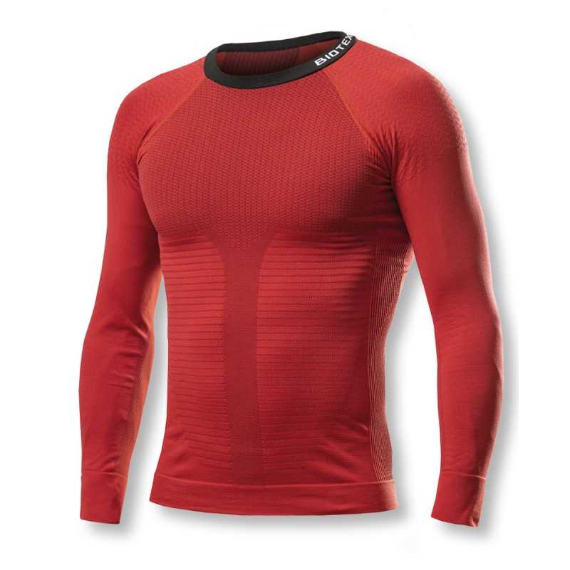 Maglia Intima maniche lunghe Biotex Fit 4.0 - Rosso - L