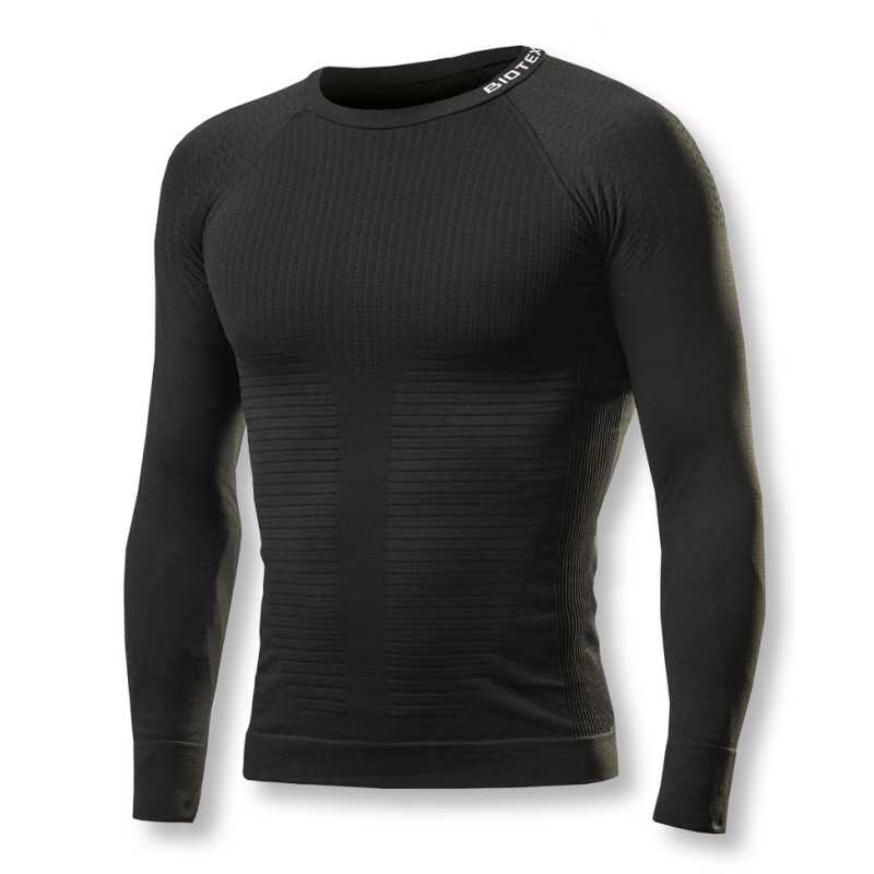 Maglia Intima maniche lunghe Biotex Fit 4.0 - Nero - A