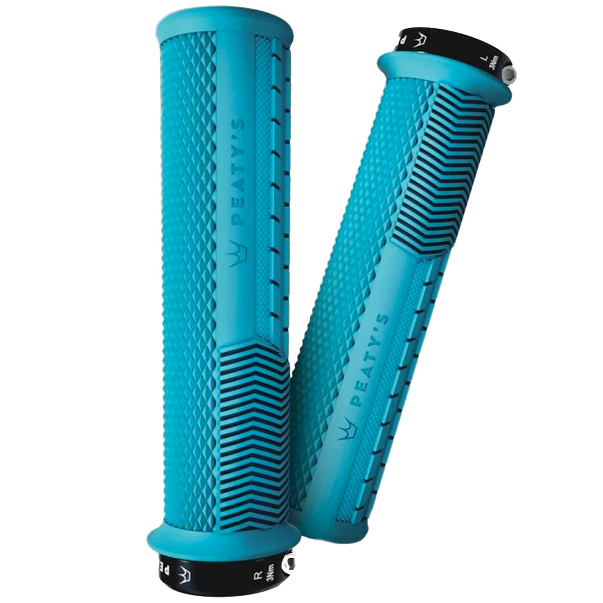 Peaty’s Manopole Monarch Knurl Thick - Azzurro - M