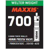 Camera d'aria Maxxis welter weight 700x23/32 - Presta 48 mm - F