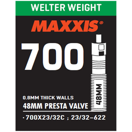 Camera d'aria Maxxis welter weight 700x23/32 - Presta 48 mm - F