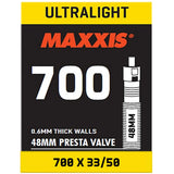 Camera d'aria Maxxis Ultralight 700x33/50 - Presta 60 mm - O