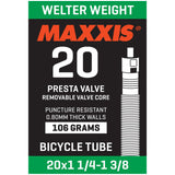 Camera d'aria Maxxis welter weight 20x1 1/4-1 3/8 - Presta 40 mm - F
