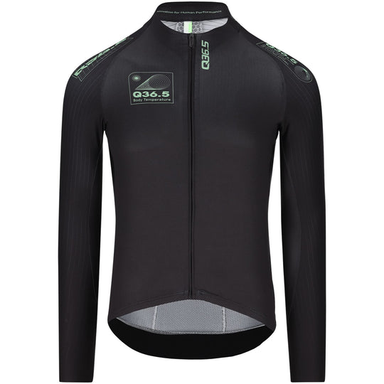 Q36.5 Gregarius Hybrid Aeroflow long sleeves jersey - Black