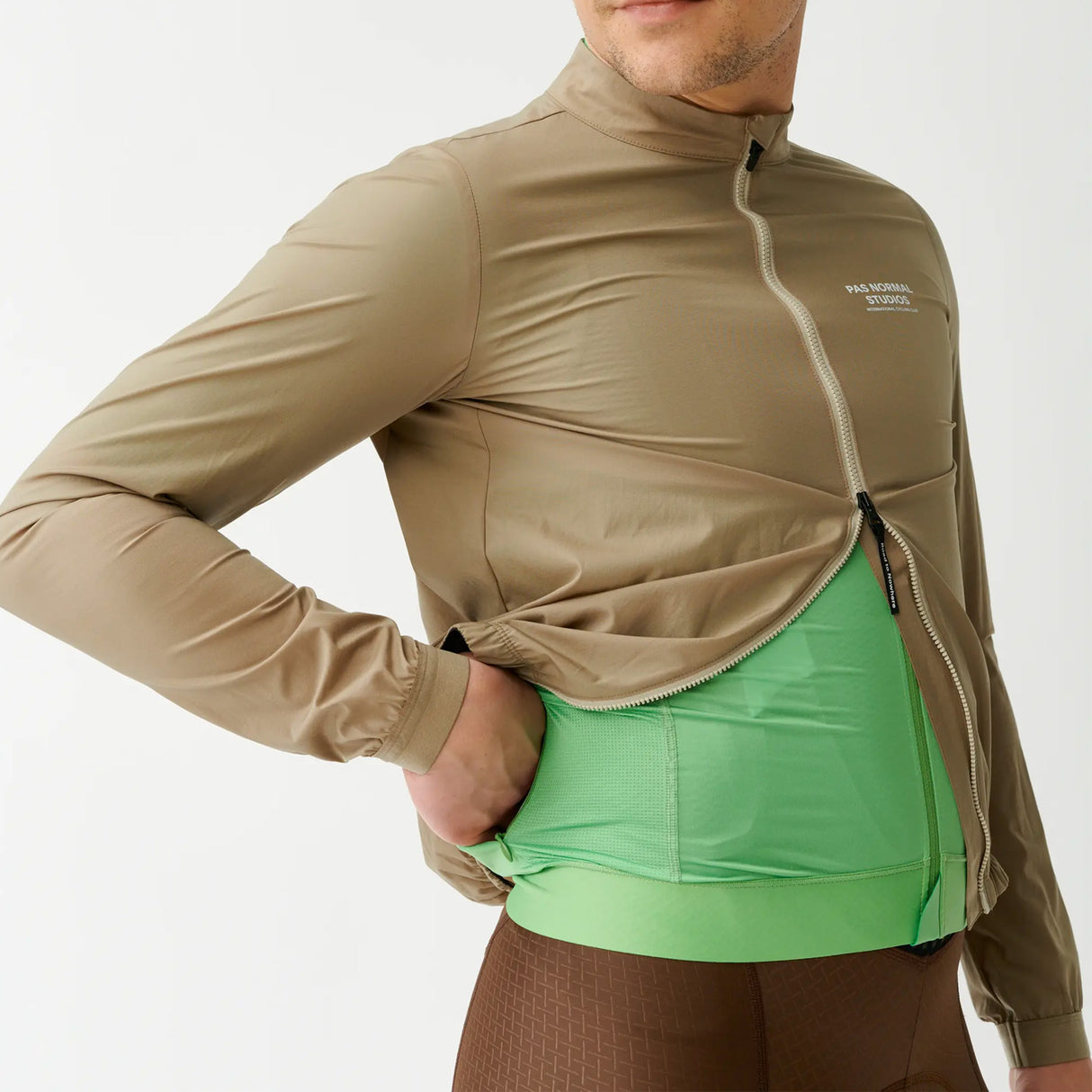 Giacca Pas Normal Studios Mechanism Stow Away - Beige - D