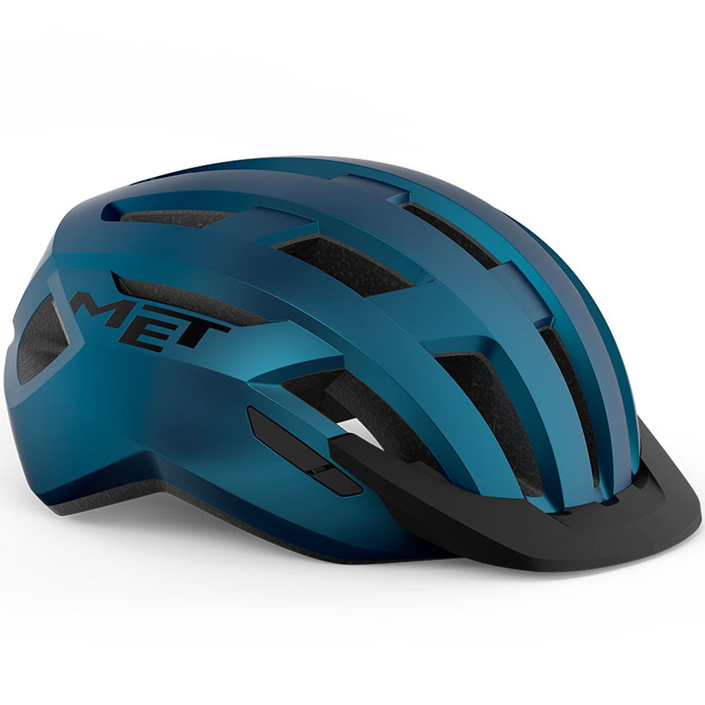 MET Casco Allroad Blu Opaco – Casco Sportivo Unisex Per Ciclismo, Taglia S (52-56 Cm), Sicuro E Aerodinamico