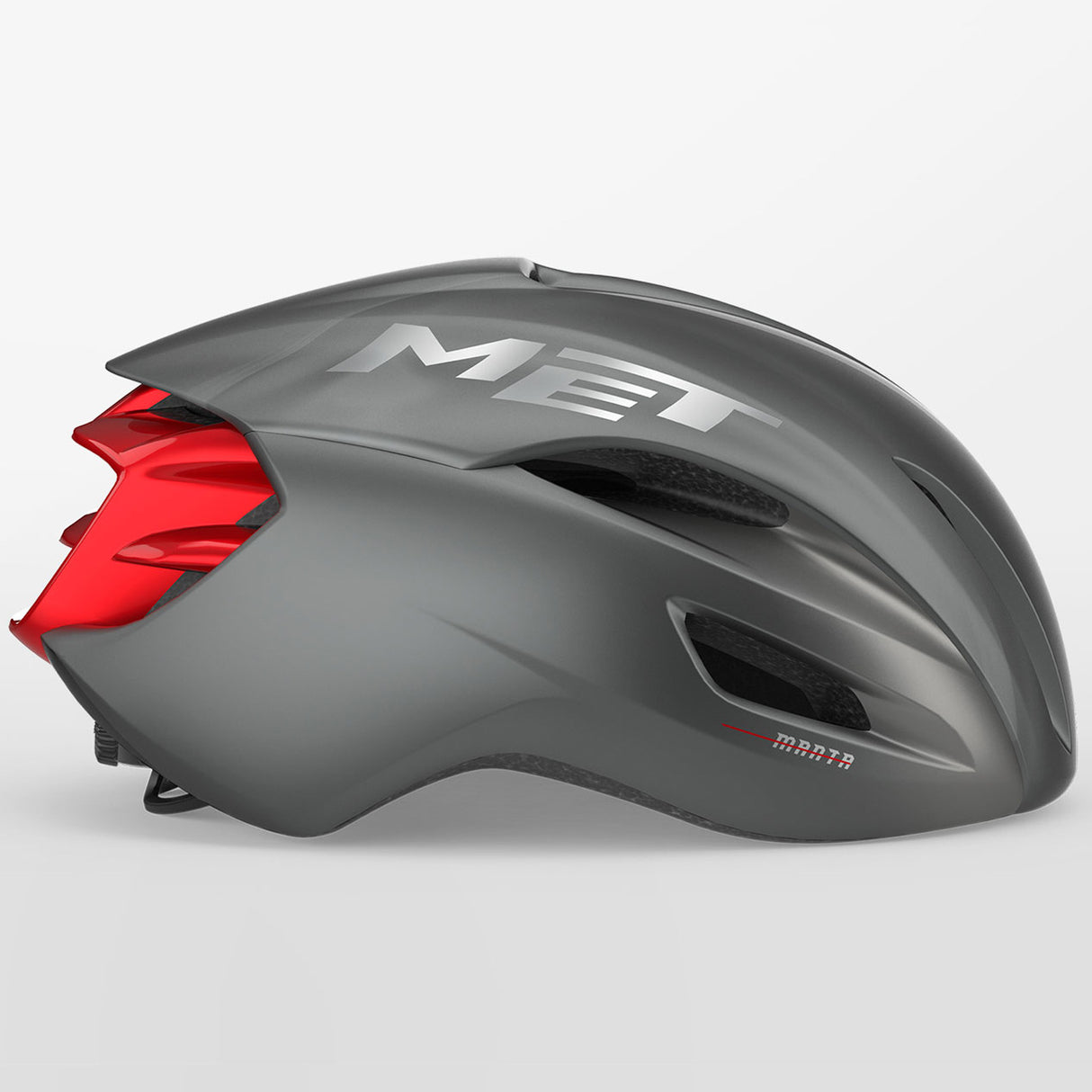 Casco Met Manta Mips - Grigio rosso - A