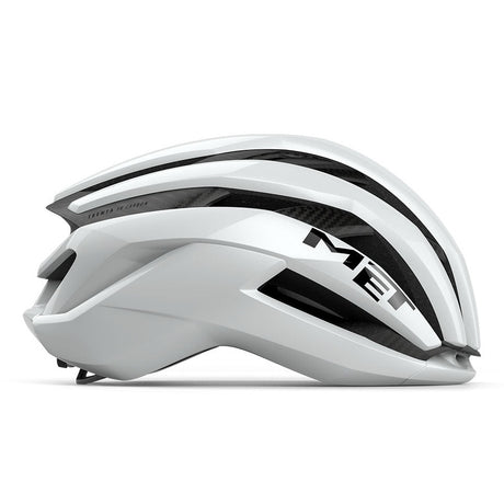 Casco Met Trenta 3K Carbon Mips - Blanco brillante