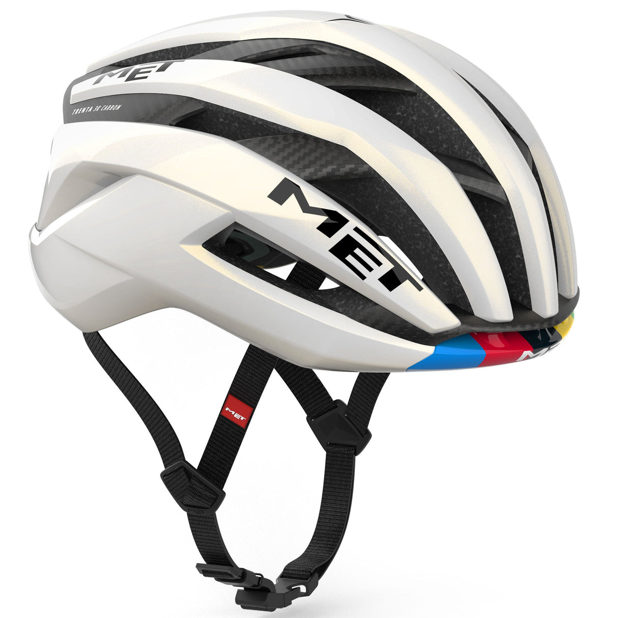 Met Trenta 3K Carbon Mips Tadej Pogacar - Rainbow Limited Edition Helmet