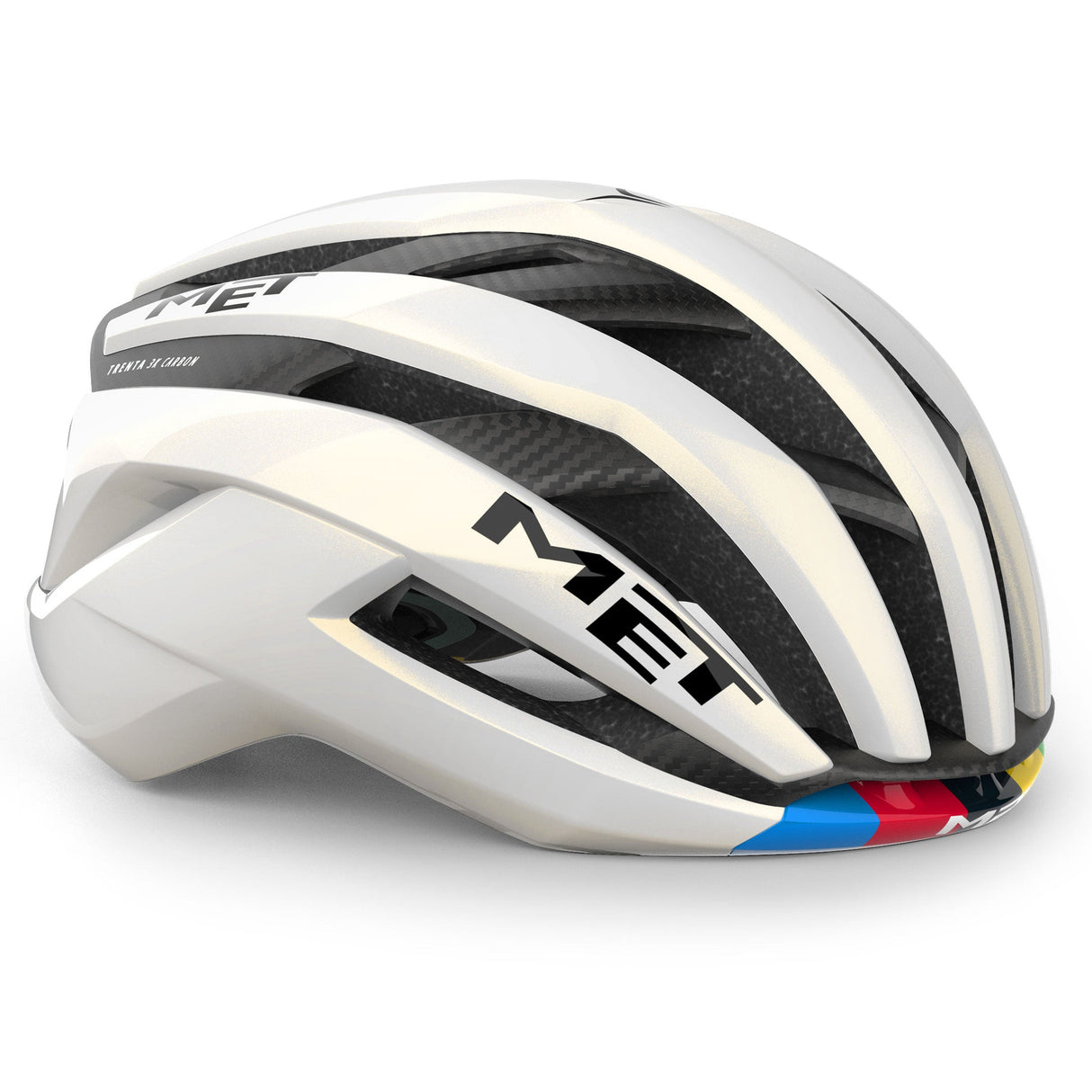 Met Trenta 3K Carbon Mips Tadej Pogacar - Rainbow Limited Edition Helmet